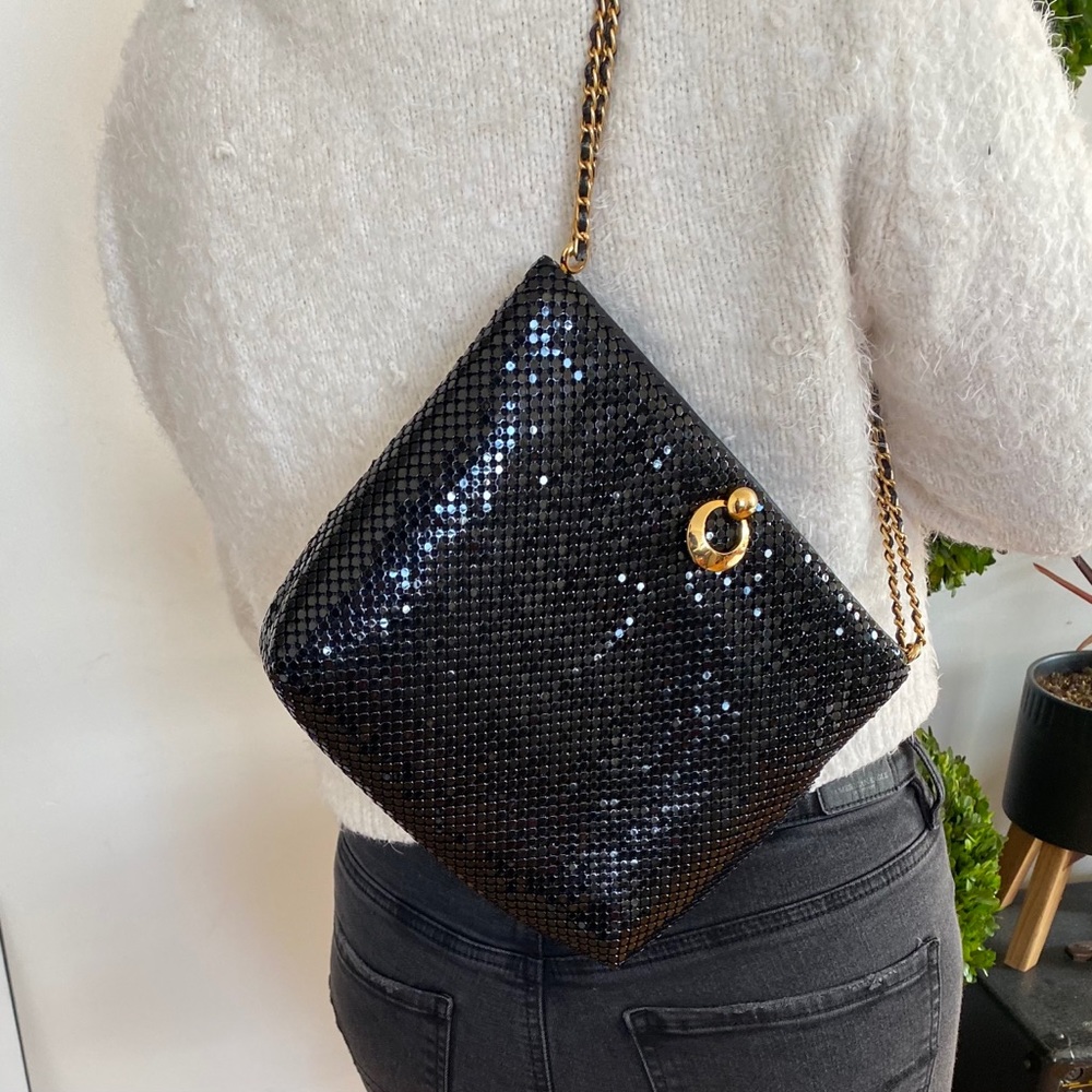 VINTAGE WHITING & DAVIS metal mesh bag